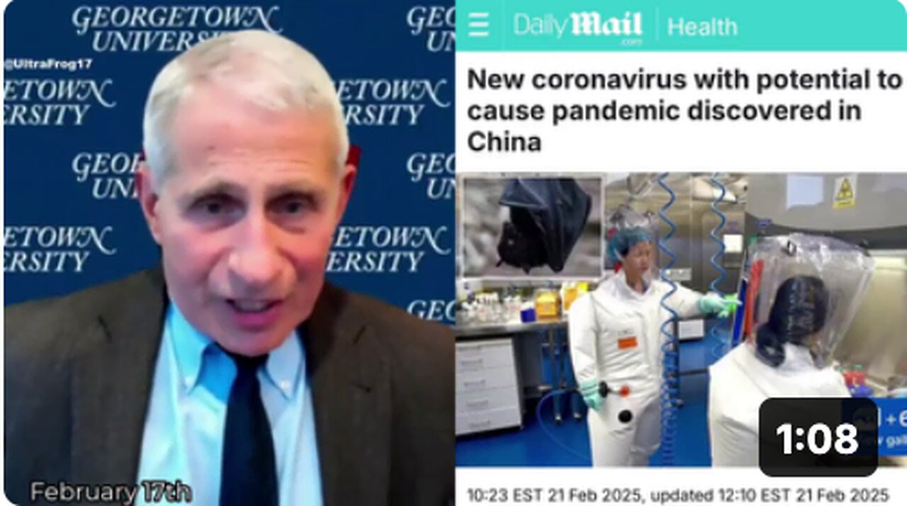 A few days ago, Doctor Fauci said his "worst nightmare is the evolution of a brand new virus."