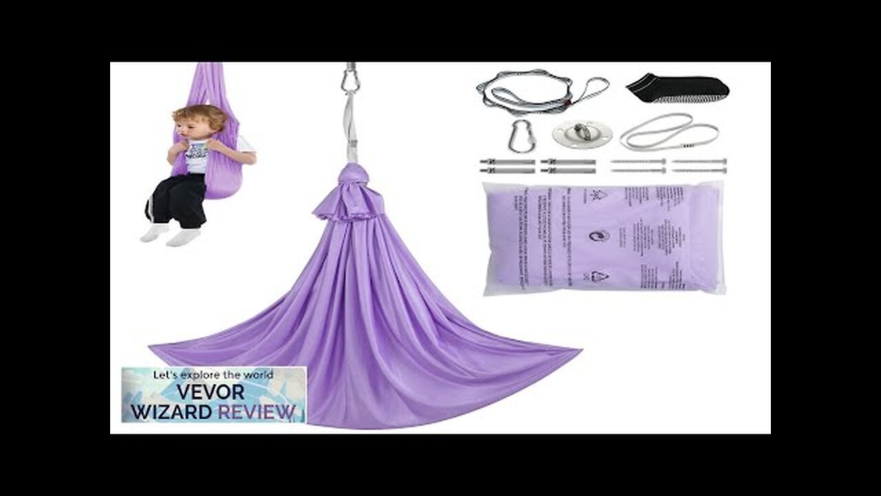 VEVOR Sensory Swing for Kids 3.1 Yards Therapy Swing for Children Review