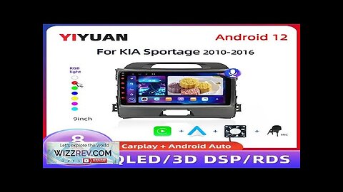 Android 12 8Core Car GPS Multimedia Radio with Player 2 Din Navigator Review