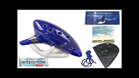 Ocarina12 Tones Alto C Ceramic Ocarina Musical Instrument with Song Book Neck Review