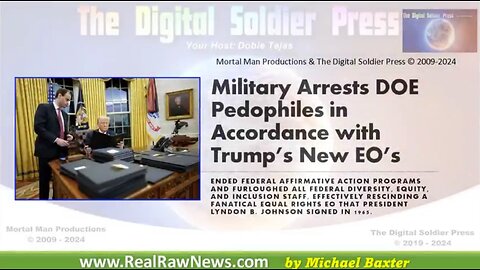 Military Arrests DOE Pedophiles in Accordance with President Trumps Executive Orders