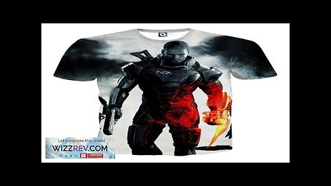 Mass Effect Collab Battlefield Captain Shepard T-Shirt Review