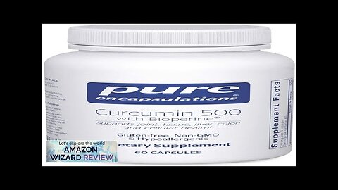 Pure Encapsulations Curcumin 500 with Bioperine Antioxidant Supplement to Support Joints Review