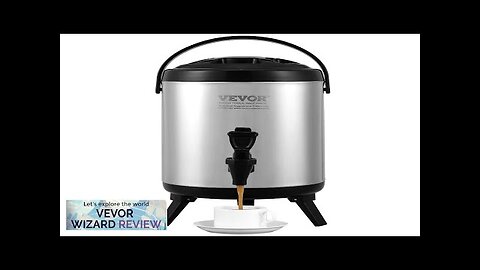 VEVOR Stainless Steel Insulated Beverage Dispenser 1.5 Gallon 6 Liter Thermal Hot Review