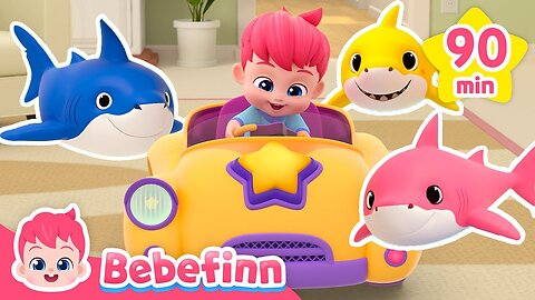 Fun Nursery Rhymes to Play for Kids When You’re DrivingㅣBebefinn Song Compilation