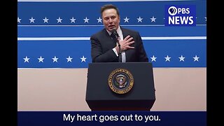 'Fascist Salute' Hoax: PBS Omits "My Heart Goes Out To You" Line In Description Of Musk's Comments