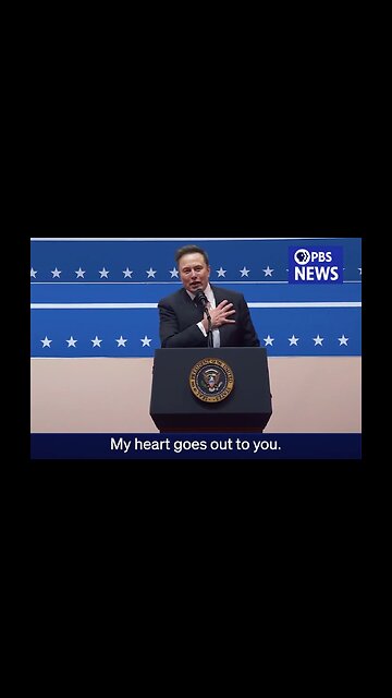 'Fascist Salute' Hoax: PBS Omits "My Heart Goes Out To You" Line In Description Of Musk's Comments