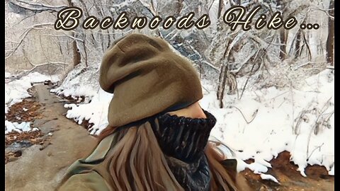 Snowy Backwoods Winter Hike - Ozark Mountains USA January 10th , 2025