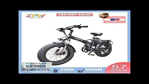 G20pro ebike 2000w 48V 25AH Electric bike 20 Inch Fat Tire Mountain Review