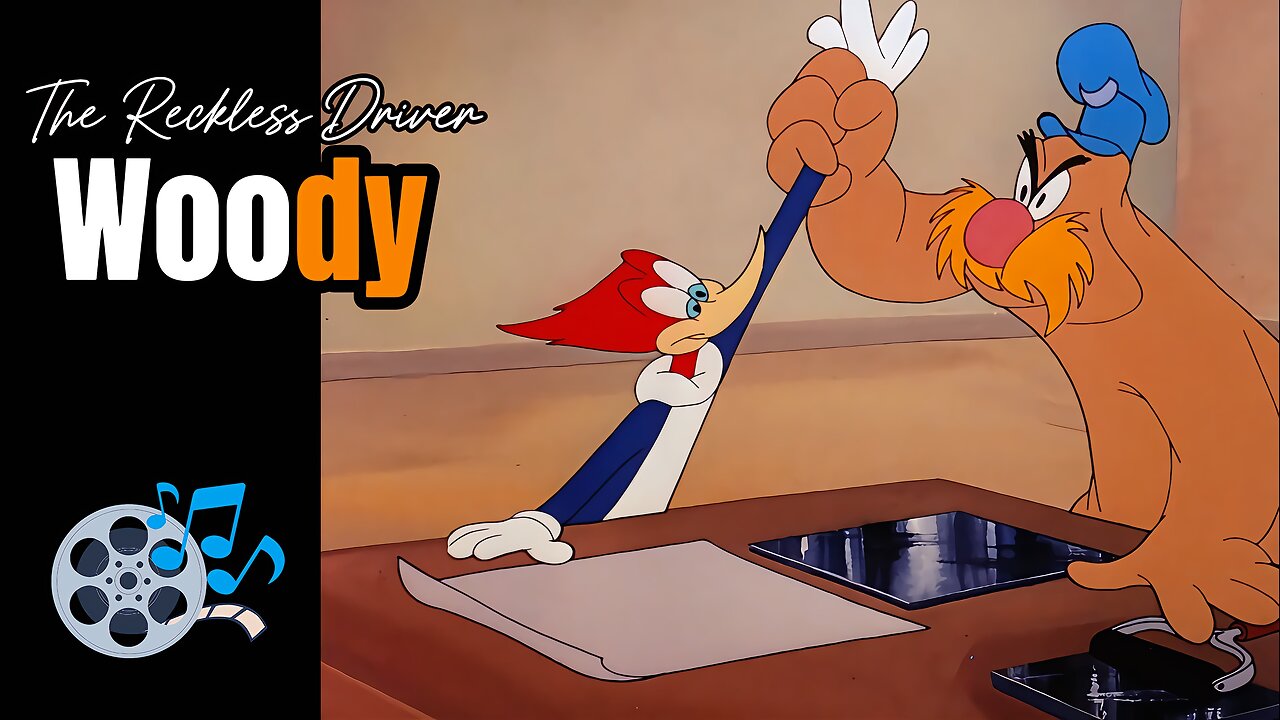 The Reckless Driver - 1946 (HD) | Episode 19 Woody Woodpecker Series