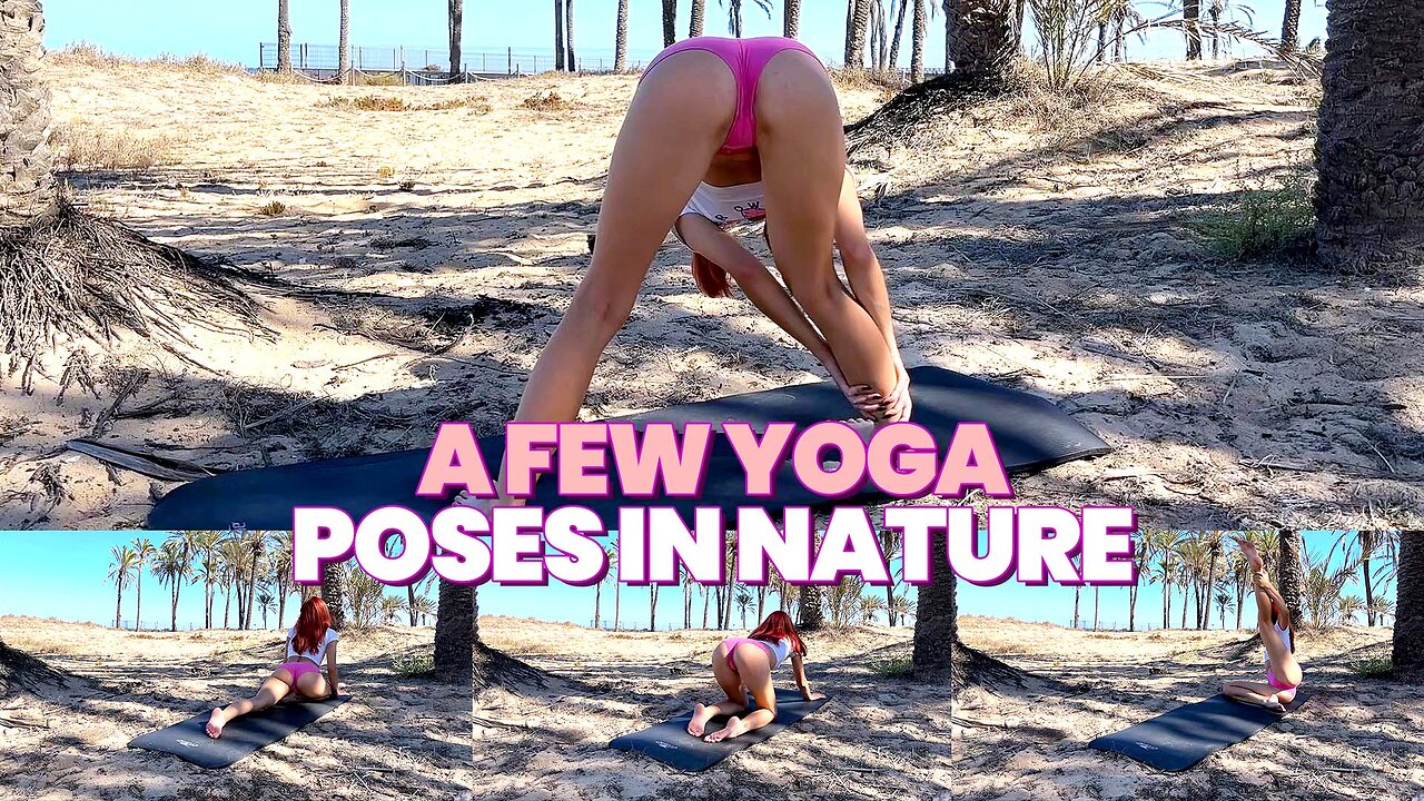 A few Yoga poses in Nature