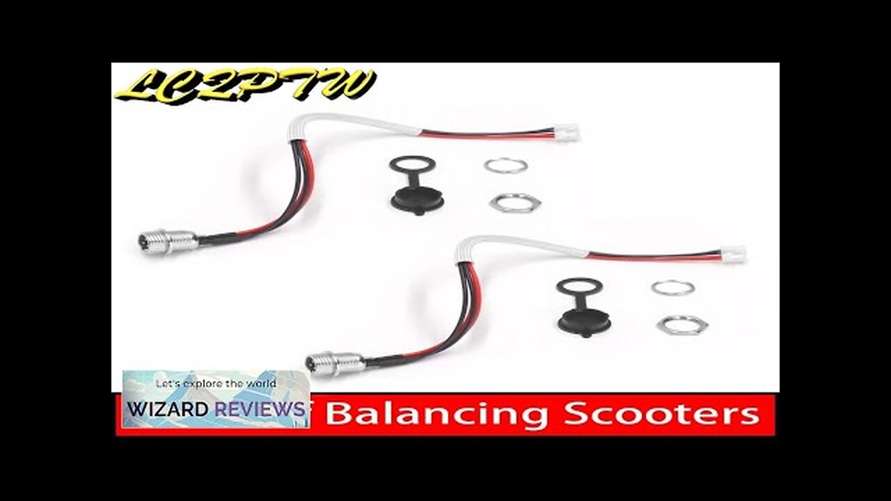 For Balancing Scooter Hoverboard Charging Port Cable Parts Battery Charger Port 3 Review