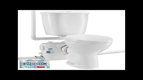 VEVOR Macerating Toilet System with 500W Pump Upflush Toilet For Basement Review