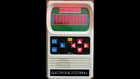 MATTEL Classic Electronic Football Game Handheld 2016 Retro 70's Football Electronic Video Game GW