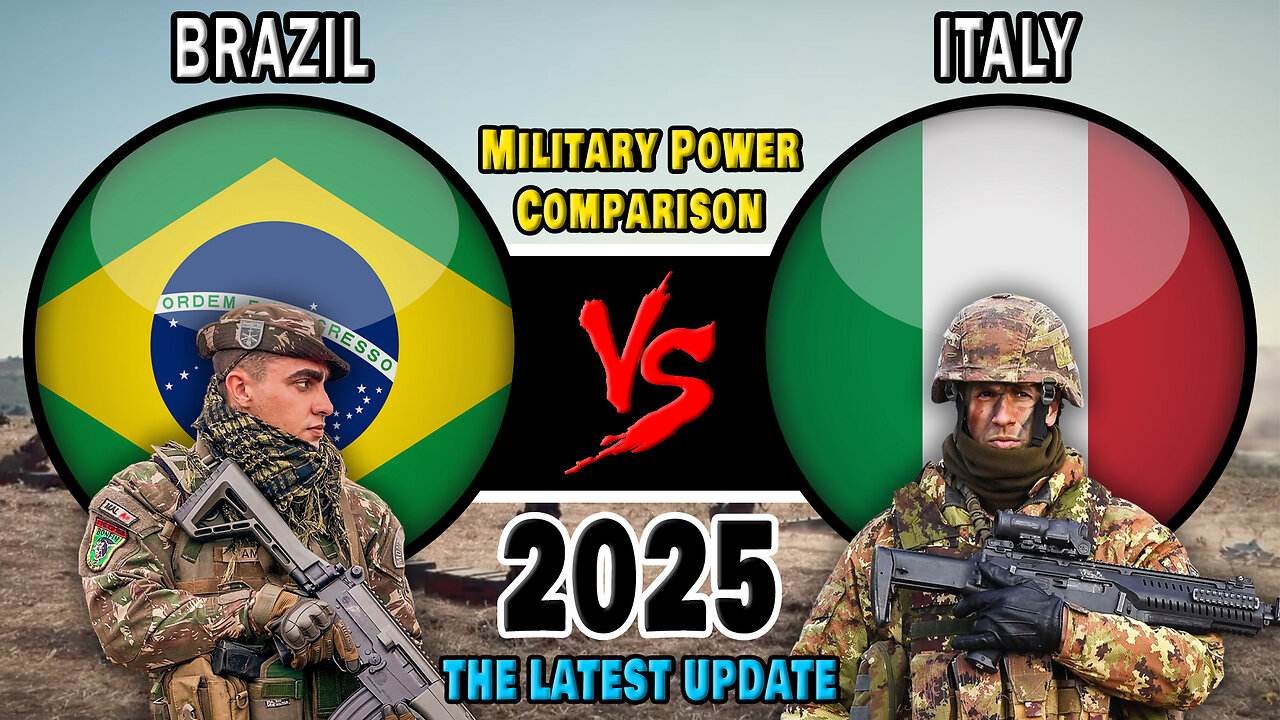 Brazil vs Italy Military Power Comparison 2025 | Italy vs Brazil Military Power 2025