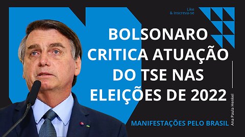 BOLSONARO cita diversos assuntos que foi PROIBIDO de ABORDAR
