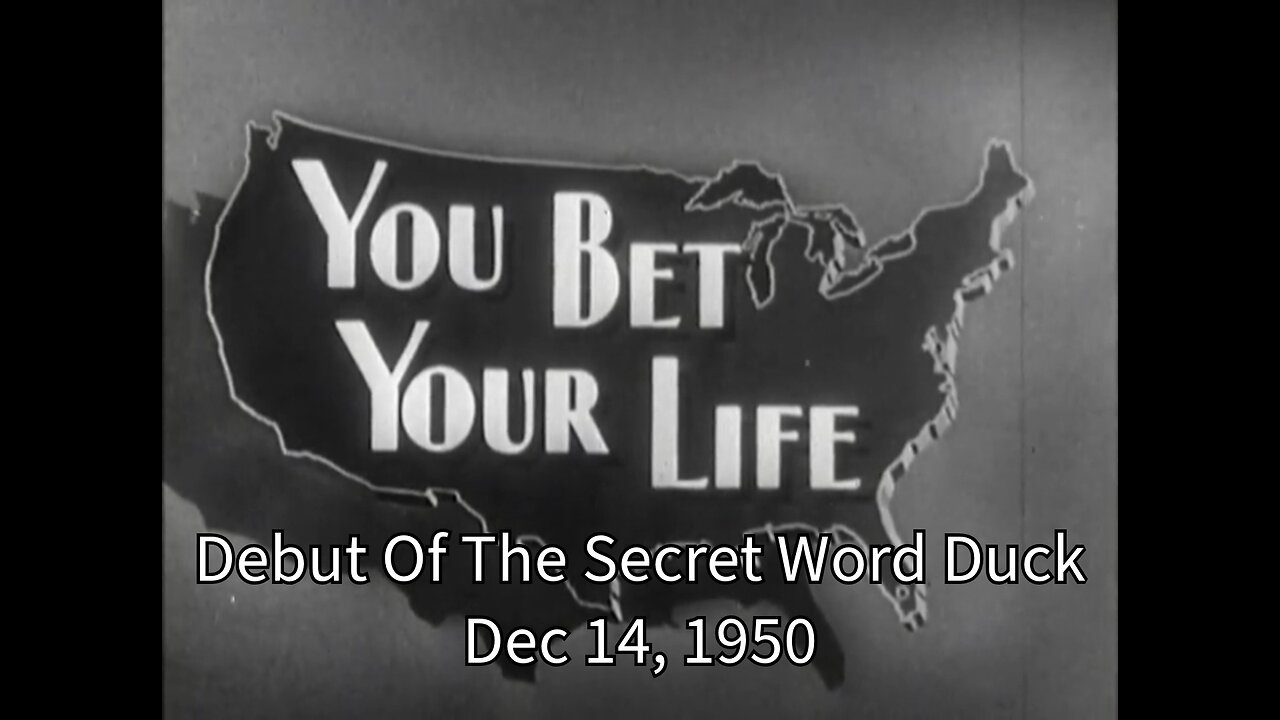 "You Bet Your Life" - December 14, 1950