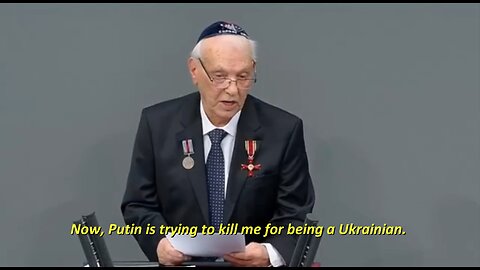 German Bundestag: An 89-year old Ukrainian Chabad-Jew from Odessa compared Putin to Hitler