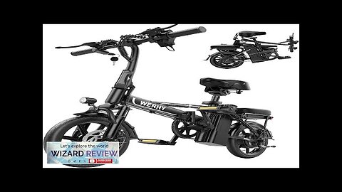 14'' Electric Bike for Adults 750W Peak Motor 499.2/749Wh Removable Battery Review