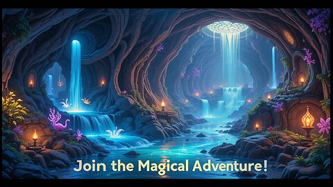 🌟✨ "Glowing Wonderland: Explore the Magical Underground World!" 🌈🐾