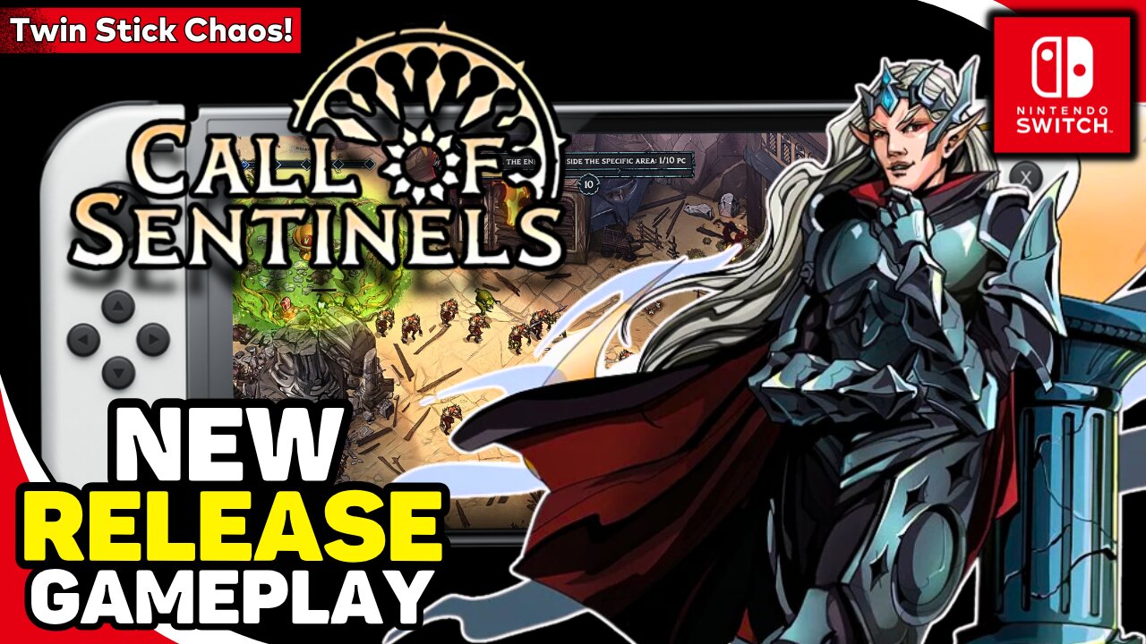Call of Sentinels - Nintendo Switch Gameplay - Twin Stick Chaos!