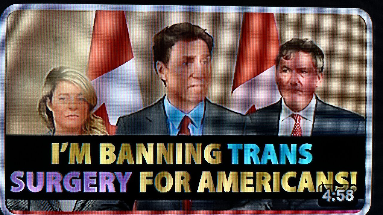 Justin Trudeau bans Jordan Peterson & Trans Surgery for USA!!!