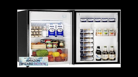 BANGSON Mini Fridge with Freezer 3.2Cu.Ft Single Door Small Refrigerator Energy-efficient Review