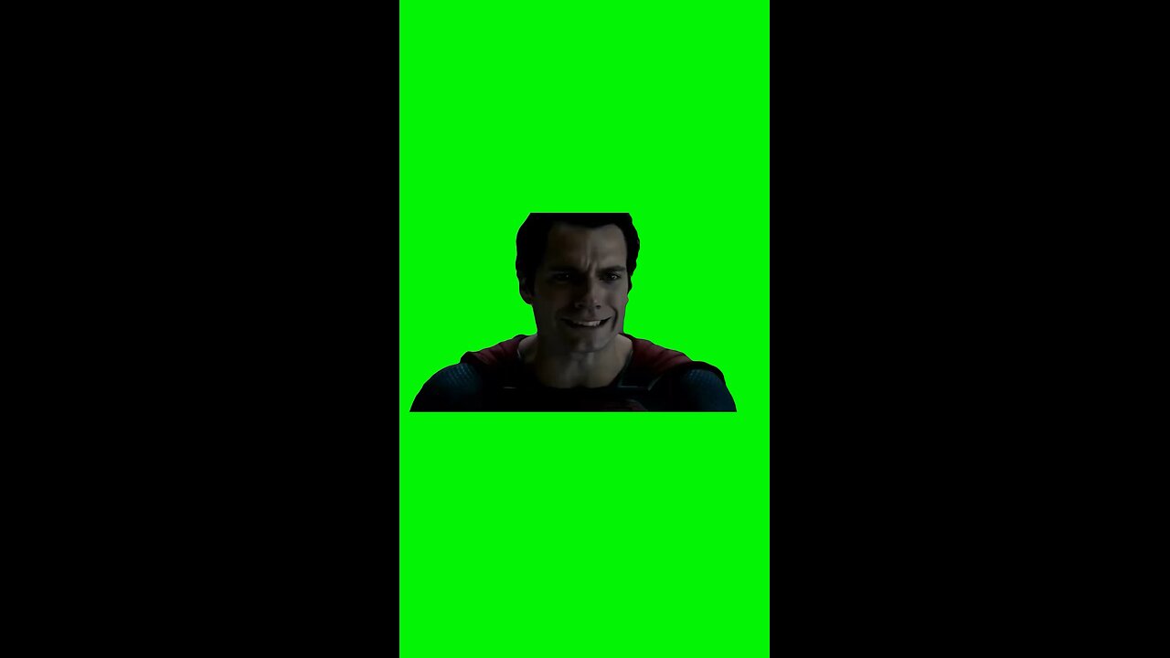 Superman Screaming | Green Screen