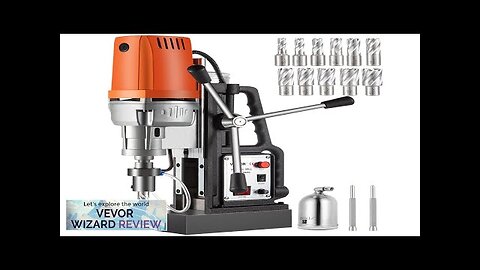 VEVOR Magnetic Drill 1550W Magnetic Drill Press with 2Inch Boring Diameter Annular Review