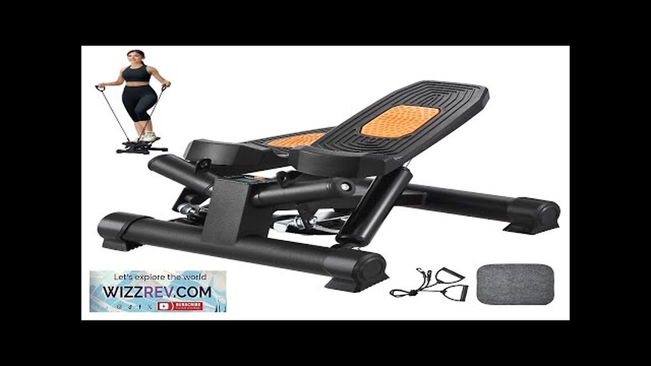 Stair Stepper for Exercise at Home Mini Twist Stepper with Resistance Band Review