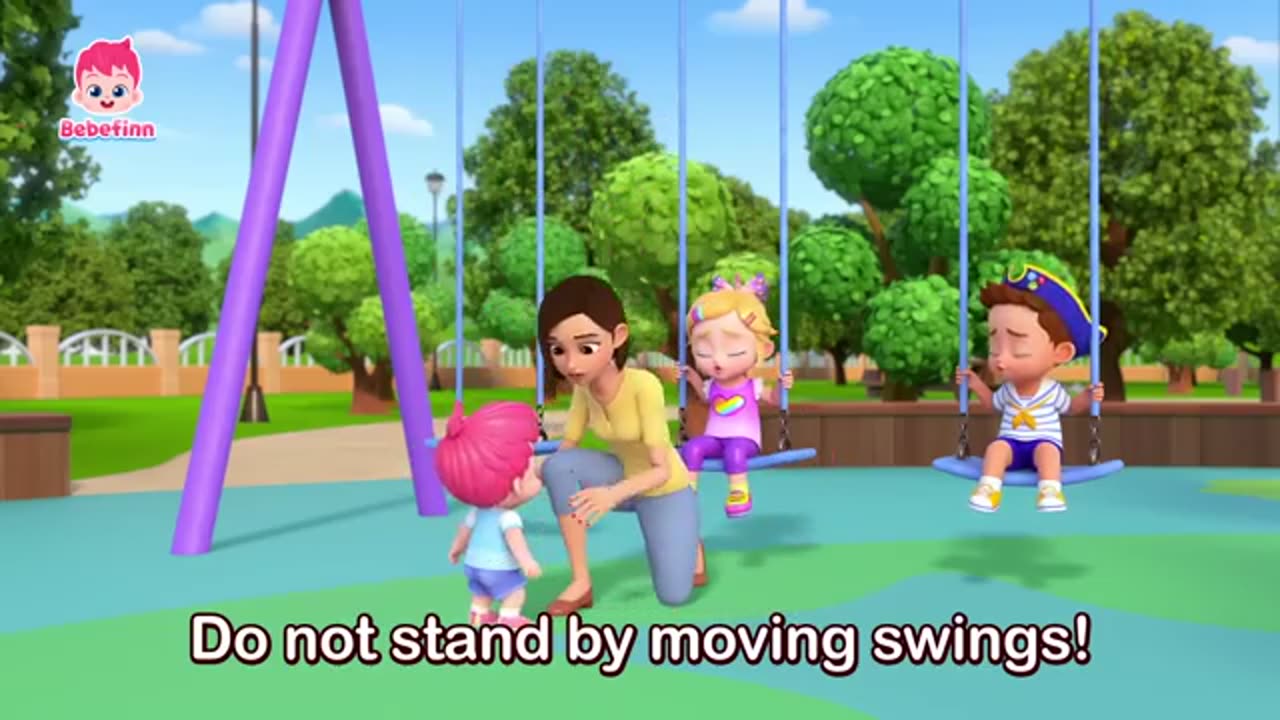 Ouch! Bebefinn Nursery Rhymes for Kids: Playground Safety Song