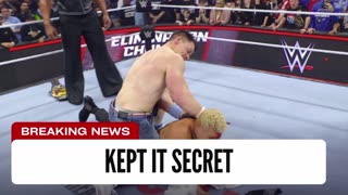 WWE Went To Great Length To Keep Cena Heel Turn Secret