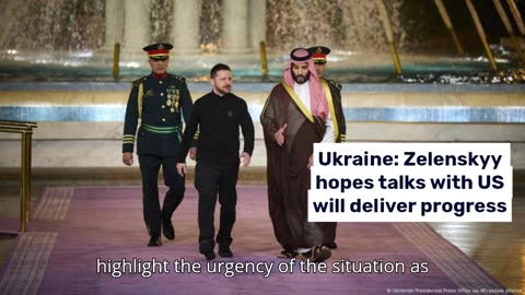 Ukraine: Zelenskyy hopes talks with US will deliver progress