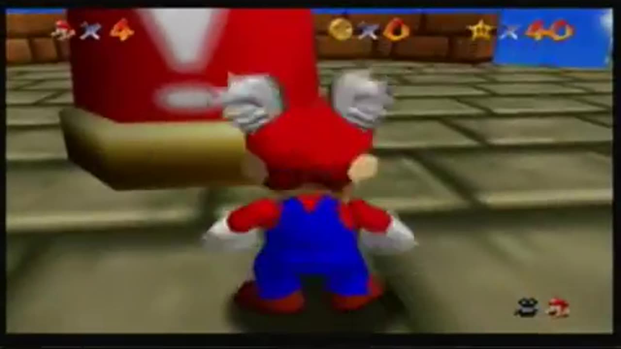 Super Mario 64 - Getting the Wing Cap