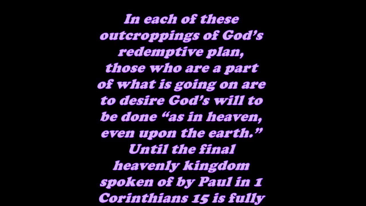 The Book of Matthew 6:10 - Daily Bible Verse Commentary