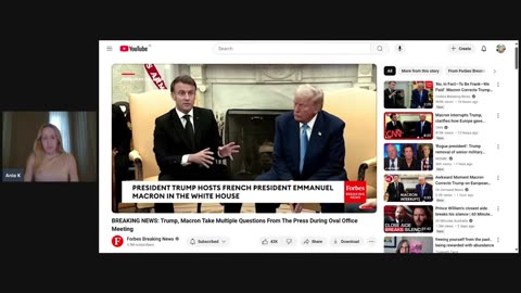 Macron - Trump body language. Putin about rare minerals deals.
