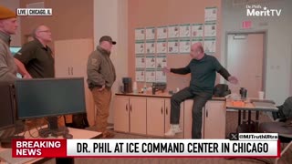 Dr. Phil is with Tom Homan at ICE Command in Chicago