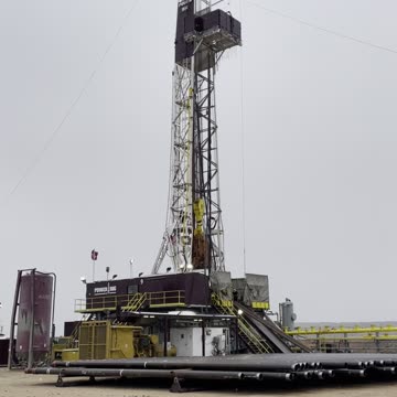 A snowy day at our Bivins Ranch drilling project.