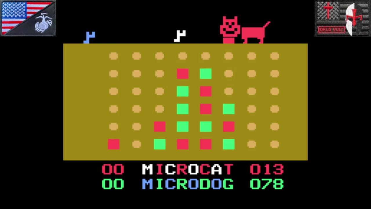 4 En 1 Ligne (Magnavox Odyssey 2 - 1982) [FR Version of "4 In 1 Row"]