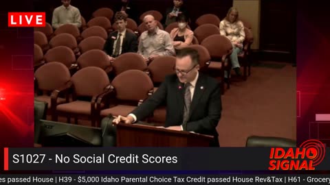 Idaho Democrat Senator wants to de-bank people he disagrees with, calls "extreme."