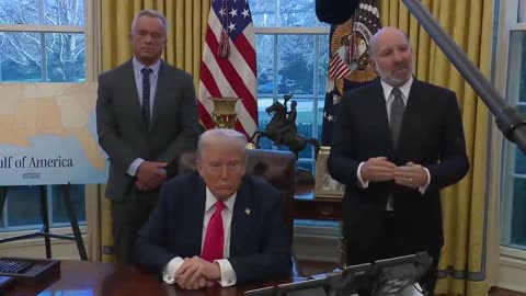 Pres. Trump announces a new 'Gold Card.' "You have a 'Green Card.' This is a 'Gold Card.'"