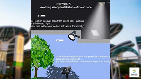 SUNLONG Solar Powered Spot Lights