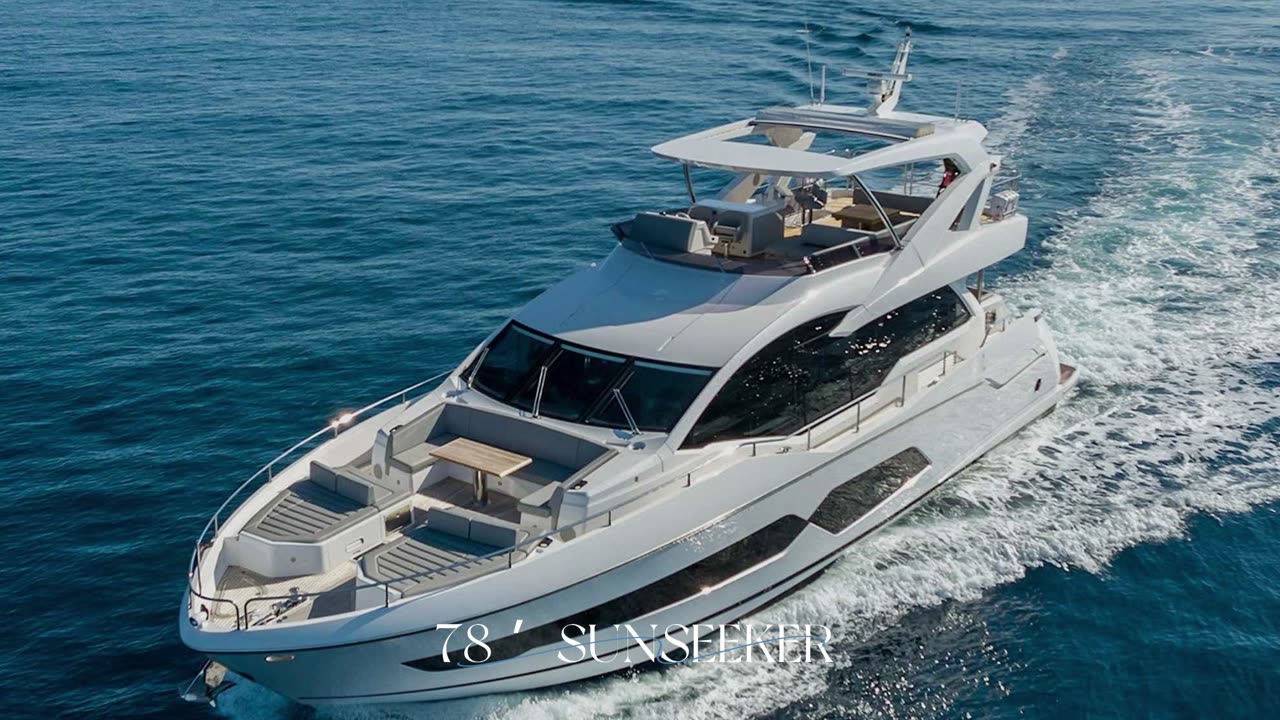 78' SunSeeker - Yacht Rental in Miami Beach, Florida.🔥🎉🌊