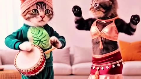 🎉 "Viral Cat Dance Challenge – Try It Now!"