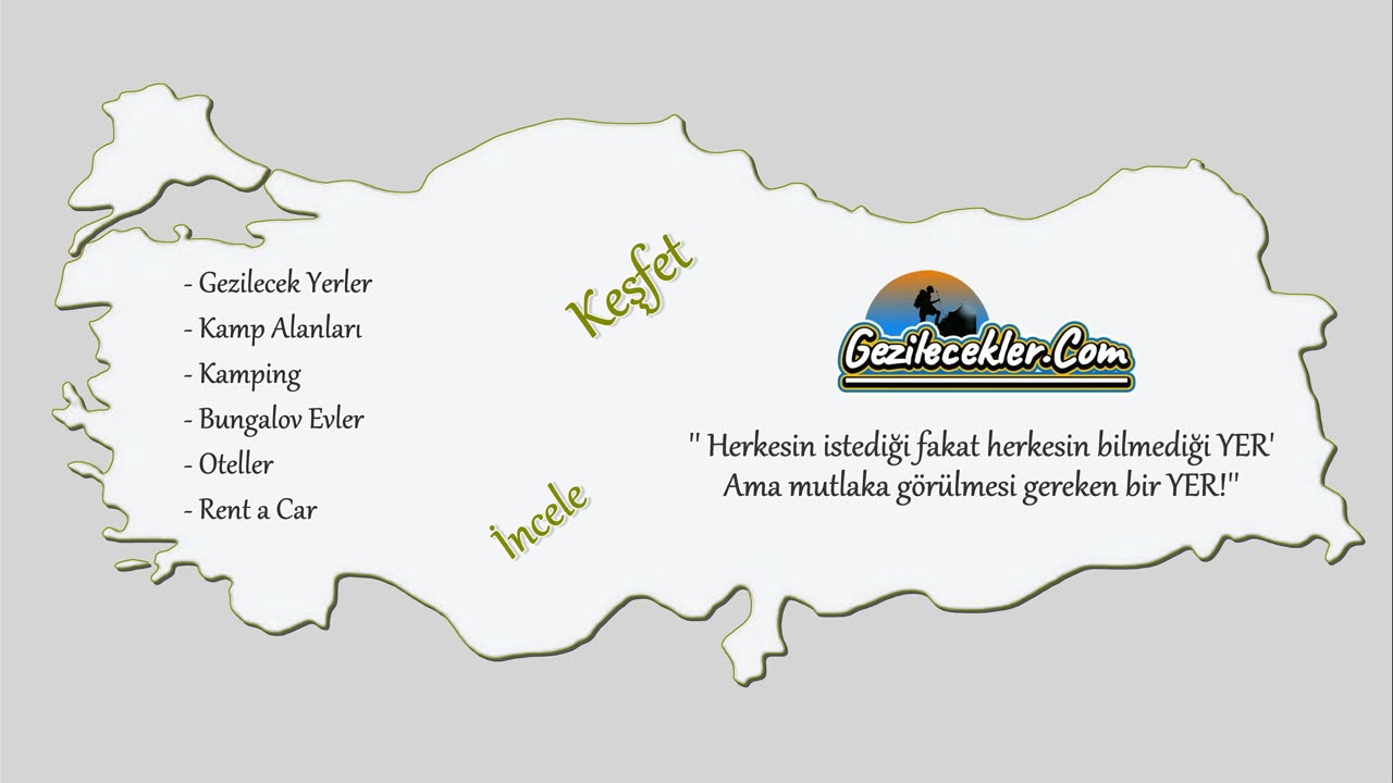 Kamp Alanları - Kamping - Gezilecekler.com