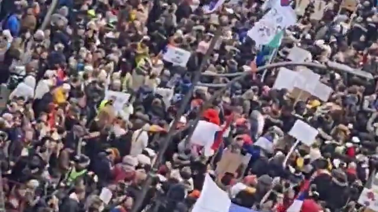 Serbien Proteste gegen EU