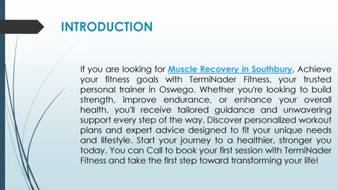 If you are looking for Muscle Recovery in Southbury