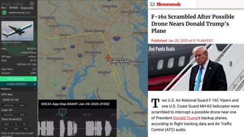 Tense ATC Audio from Sunday Night as F-16s Scrambled to Intercept Drone