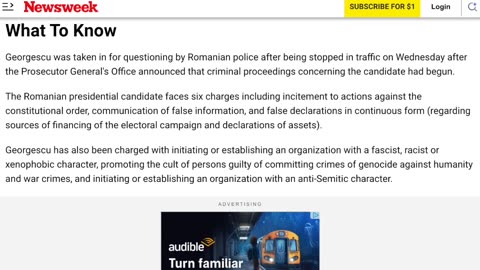 COMMUNISM BACK IN ROMANIA! Călin Georgescu Arrested: "Far-Right" Leader Faces Charges Before Vote!