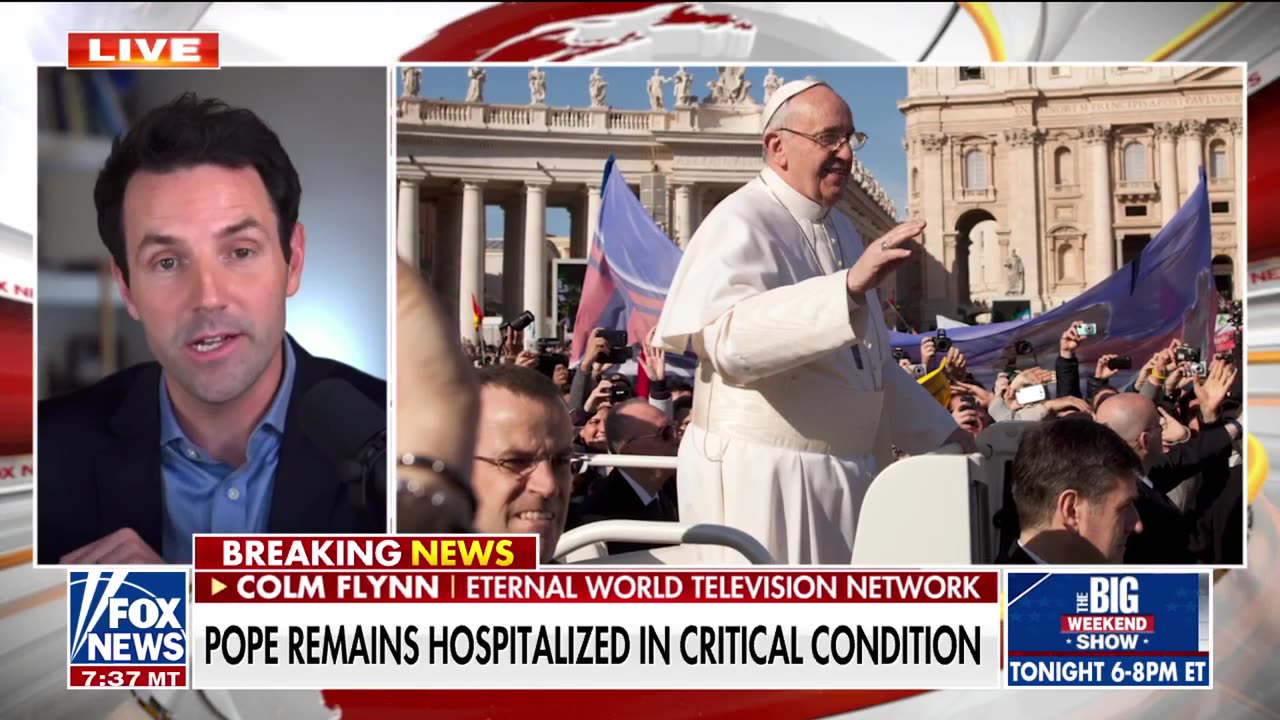 Critical condition on Pope Francis